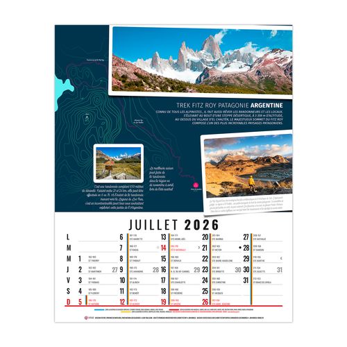 HUBERT 2026 - 12 FEUILLETS - BLOC SEUL SANS MARQUAGE thumbnail 8