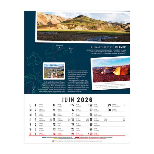 HUBERT 2026 - 12 FEUILLETS - BLOC SEUL SANS MARQUAGE thumbnail 7