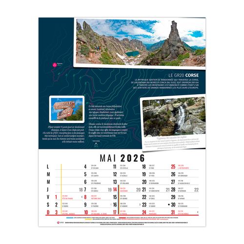 HUBERT 2026 - 12 FEUILLETS - BLOC SEUL SANS MARQUAGE thumbnail 6