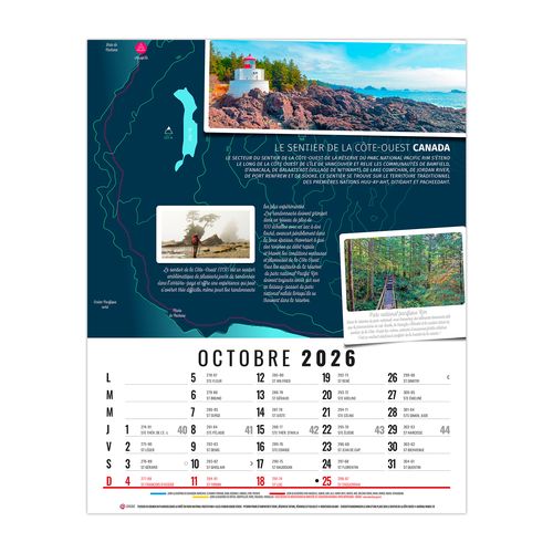 HUBERT 2026 - 12 FEUILLETS - BLOC SEUL SANS MARQUAGE thumbnail 11