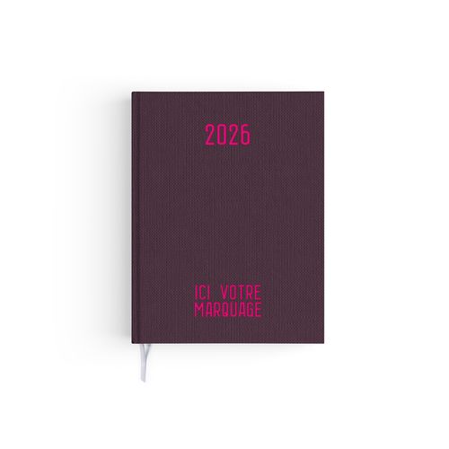 AGENDA EMBOITE TOILE 2026 - MINI 90 x 165 mm - COUVERTURE ARDOISE - SANS MARQUAGE thumbnail 7