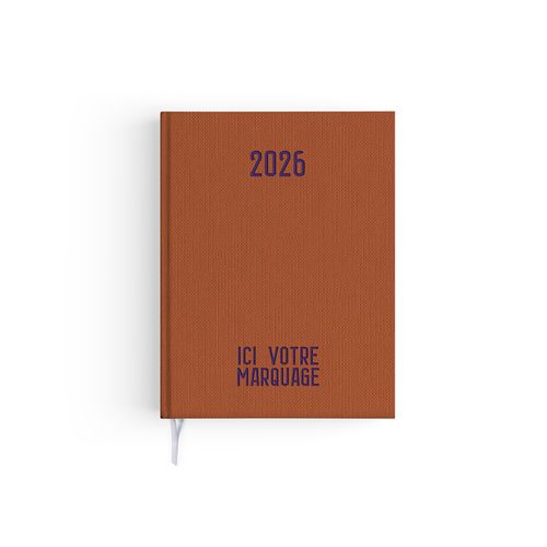 AGENDA EMBOITE TOILE 2026 - MINI 90 x 165 mm - COUVERTURE ARDOISE - SANS MARQUAGE thumbnail 9