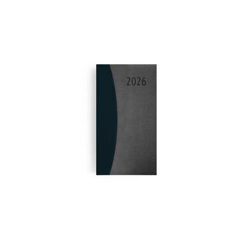 AGENDA EMBOITE PRESTIGE 2026 - MINI 90 x 165 mm - COUVERTURE ANTHRACITE - SANS MARQUAGE thumbnail 6