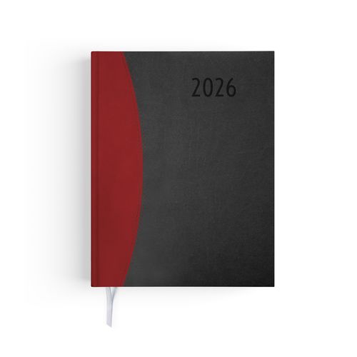 AGENDA EMBOITE PRESTIGE 2026 - MINI 90 x 165 mm - COUVERTURE ANTHRACITE - SANS MARQUAGE thumbnail 5
