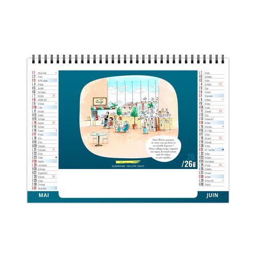 CHEVALET STANDARD 7F - COMIQUE 2026 - QUADRI thumbnail 4
