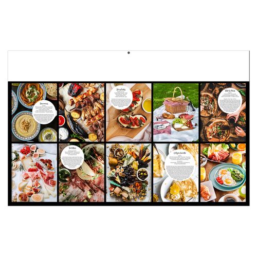 CONDIMENTS 2026 - MAXI 650 x 405 mm - LEGER 400G - DOS CUISINE - SANS MARQUAGE - 1 TROU EN TETE thumbnail 5