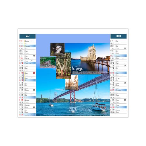2EN1 - DEBIT 2026 - SMALL 330 x 470 mm - MARQUAGE 1 COULEUR thumbnail 4
