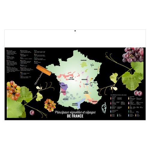 PASTEL 2026 - MAXI 650 x 405 mm - LEGER 400G - DOS VIERGE - SANS MARQUAGE - 1 TROU EN TETE thumbnail 12