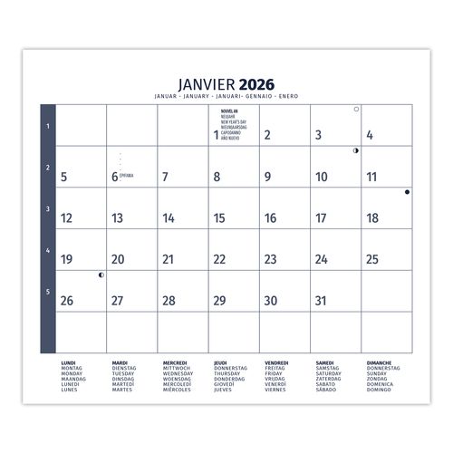 PLAQUE 1 VUE MEDITATION 2026 - DOS CARTON - BLOC B2 - SANS MARQUAGE thumbnail 6