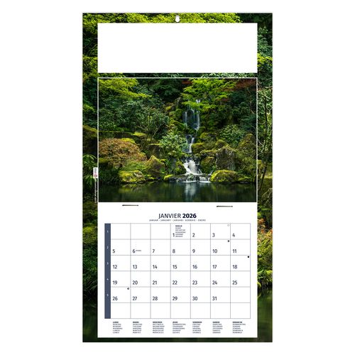 PLAQUE 1 VUE MEDITATION 2026 - DOS CARTON - BLOC B2 - SANS MARQUAGE thumbnail 4