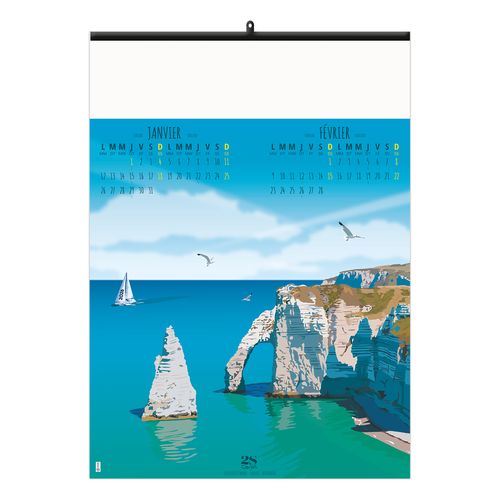 TOUR DE FRANCE VINTAGE 2026 - 6 FEUILLETS - RELIURE BAGUETTE - MARQUAGE 1 COULEUR thumbnail 4