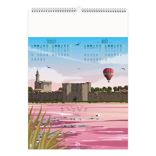 TOUR DE FRANCE VINTAGE 2026 - 6 FEUILLETS - RELIURE BAGUETTE - MARQUAGE 1 COULEUR thumbnail 7