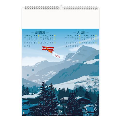 TOUR DE FRANCE VINTAGE 2026 - 6 FEUILLETS - RELIURE BAGUETTE - MARQUAGE 1 COULEUR thumbnail 8