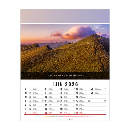 CELINE 2026 - 12 FEUILLETS - BLOC SEUL SANS MARQUAGE thumbnail 7