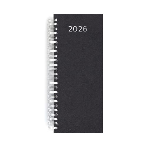 AGENDA DE CAISSE 2026 - DOS CARRE COUSU COLLE EMBOITE - 137 x 335 mm - COUVERTURE BORDEAUX - TRANSFERT A CHAUD thumbnail 9