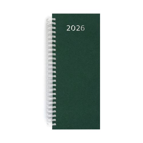 AGENDA DE CAISSE 2026 - DOS CARRE COUSU COLLE EMBOITE - 137 x 335 mm - COUVERTURE BORDEAUX - TRANSFERT A CHAUD thumbnail 10