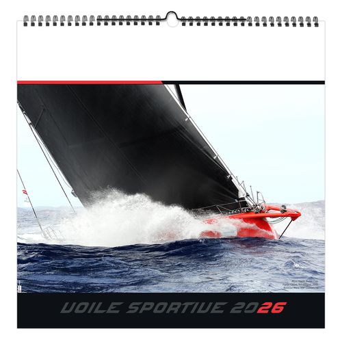 VOILE SPORTIVE 2026 - SMALL 330 x 330 mm - MARQUAGE 1 COULEUR - RELIURE BAGUETTE thumbnail 4