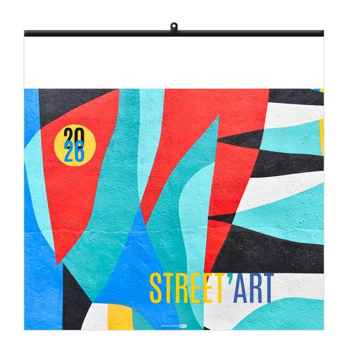 STREET ART 2026 - SMALL 330 x 330 mm - MARQUAGE 1 COULEUR - RELIURE BAGUETTE thumbnail 4