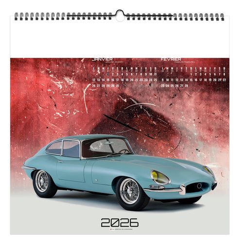 DESIGN CAR 2026 - SMALL 330 x 330 mm - MARQUAGE 1 COULEUR - RELIURE BAGUETTE thumbnail 5