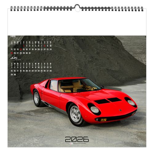 DESIGN CAR 2026 - SMALL 330 x 330 mm - MARQUAGE 1 COULEUR - RELIURE BAGUETTE thumbnail 7