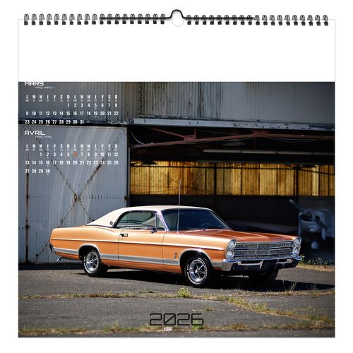 DESIGN CAR 2026 - SMALL 330 x 330 mm - MARQUAGE 1 COULEUR - RELIURE BAGUETTE thumbnail 6