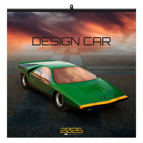 DESIGN CAR 2026 - SMALL 330 x 330 mm - MARQUAGE 1 COULEUR - RELIURE BAGUETTE thumbnail 4