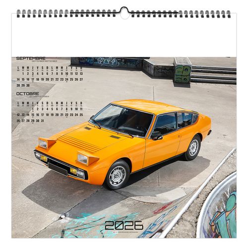 DESIGN CAR 2026 - SMALL 330 x 330 mm - MARQUAGE 1 COULEUR - RELIURE BAGUETTE thumbnail 9