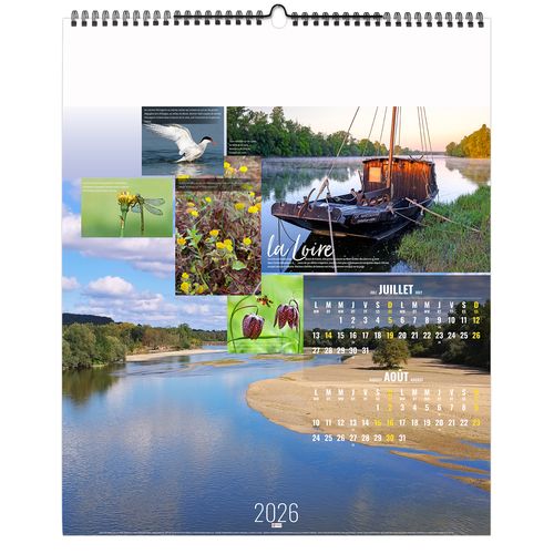 FLEUVES D'EUROPE 2026 - SMALL 330 x 400 mm - MARQUAGE 1 COULEUR - RELIURE BAGUETTE thumbnail 8