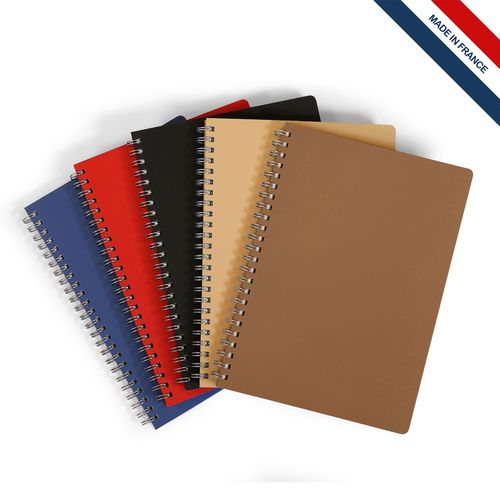 Cahier spiral cuir régé. - 1