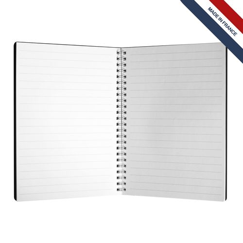 Cahier spiral cuir régé. - 2