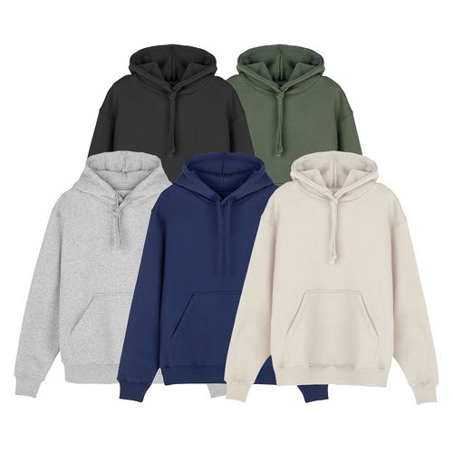 Hoody coton bio. 340g - 1