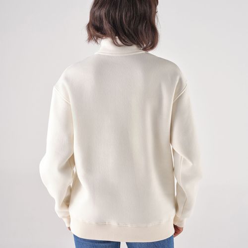 Sweat zip. coton bio. 340g - 2