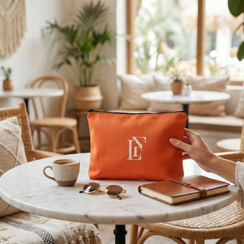 Trousse zippée coton 240g - 2