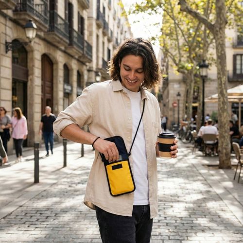 Pochette téléphone polyester recyclé 230g - 3