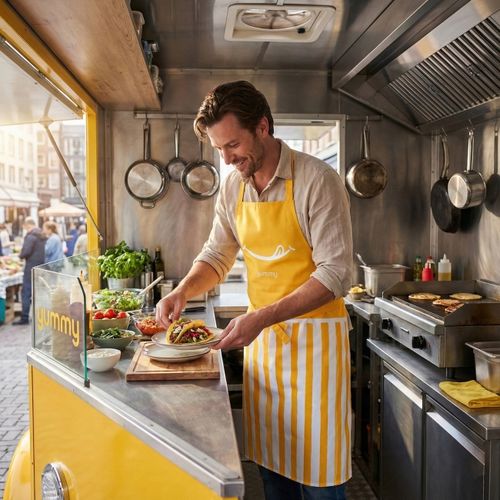 Tablier polyester recyclé 230g - 2