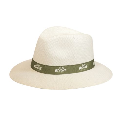 Chapeau papier écru BORSALINO