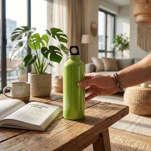 Bouteille aluminium recyclé 1000ml - 3