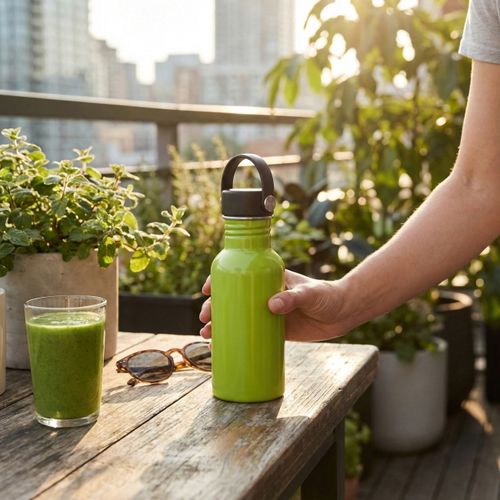 Bouteille aluminium recyclé 600 ml - 10