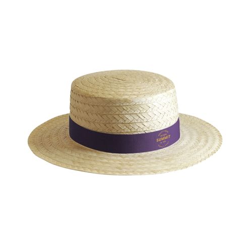 Chapeau paille blanche - CANOTIER, RIONDET SERIPUB, EYBENS