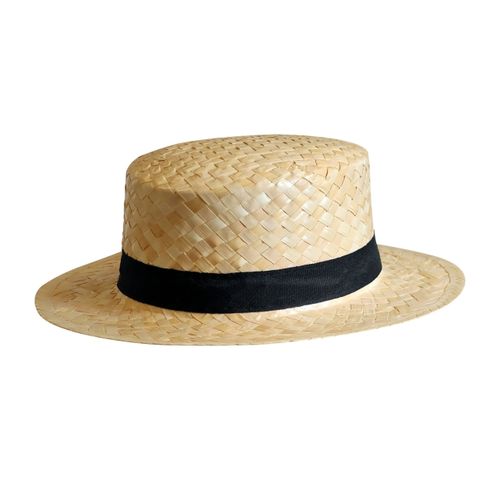 Chapeau paille blanche - CANOTIER, RIONDET SERIPUB, EYBENS