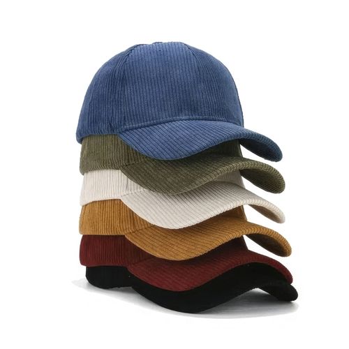 Casquette velours 6 pans - 1
