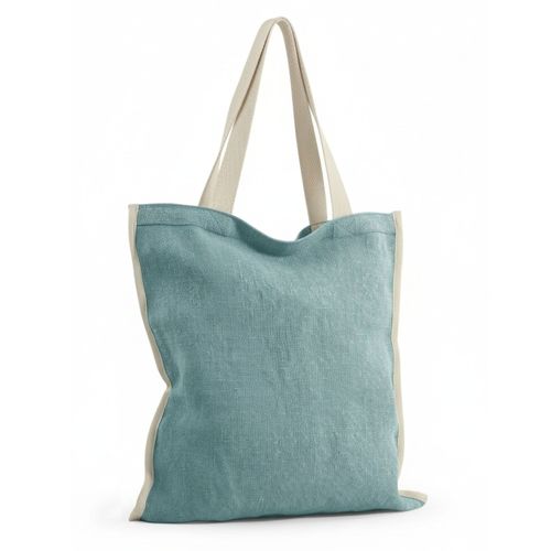 Sac shopping réversible jute lavée TOPDAY thumbnail 4