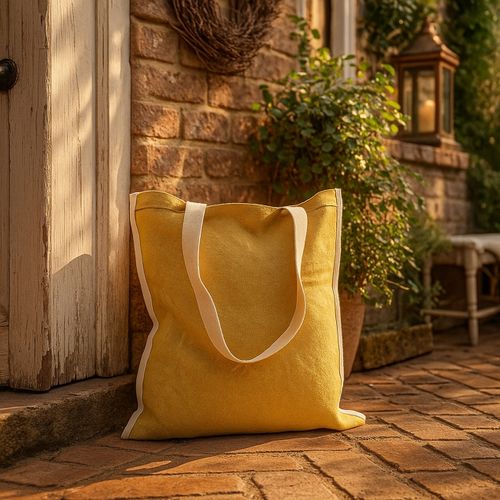 Sac shopping réversible jute lavée TOPDAY thumbnail 7