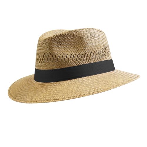 Chapeau paille dorée PANAMA, RIONDET SERIPUB, EYBENS