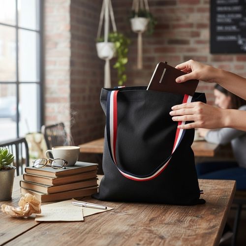 Totebag coton bio 280g JAVAMARIE thumbnail 4