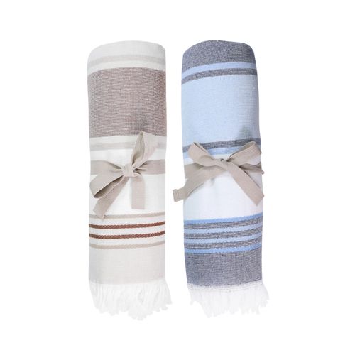 Fouta serviette bouclette MARINA - 2