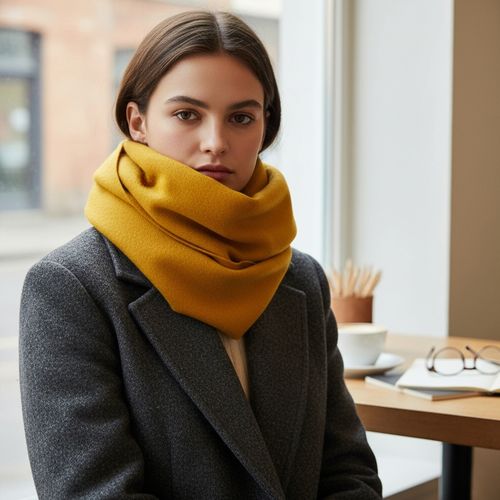 Écharpe frangée 280g - 4