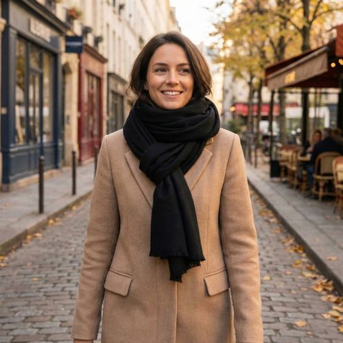 Écharpe frangée bio 125g - 3