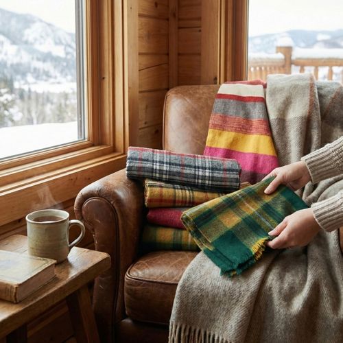 Écharpe jacquard bio 125g - 3