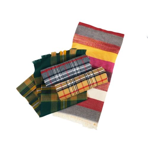 Écharpe jacquard bio 125g - 1